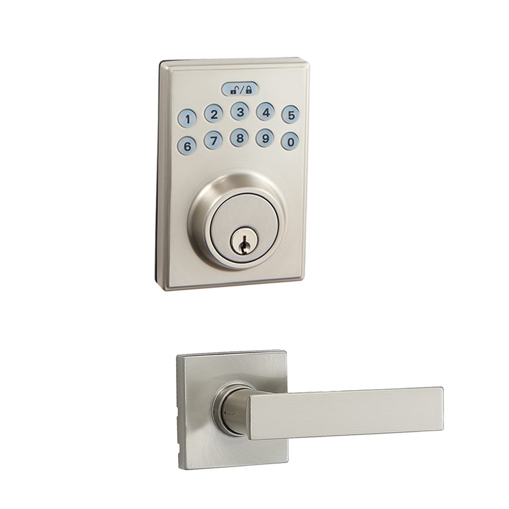 Electronic Keypad Deadbolt Door Lock Front Door Keyless Entry (includes Keys)